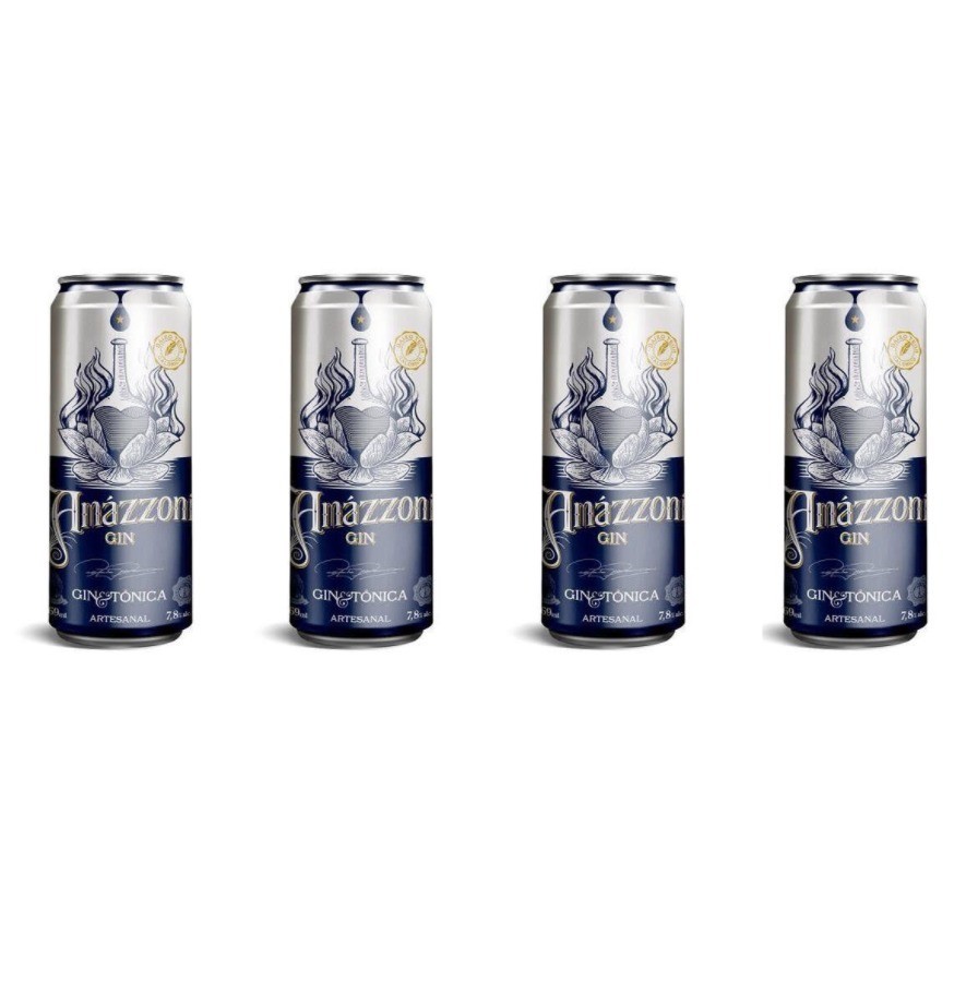 Gin Am�zzoni T�nica Tradicional Lata: 4 Latas