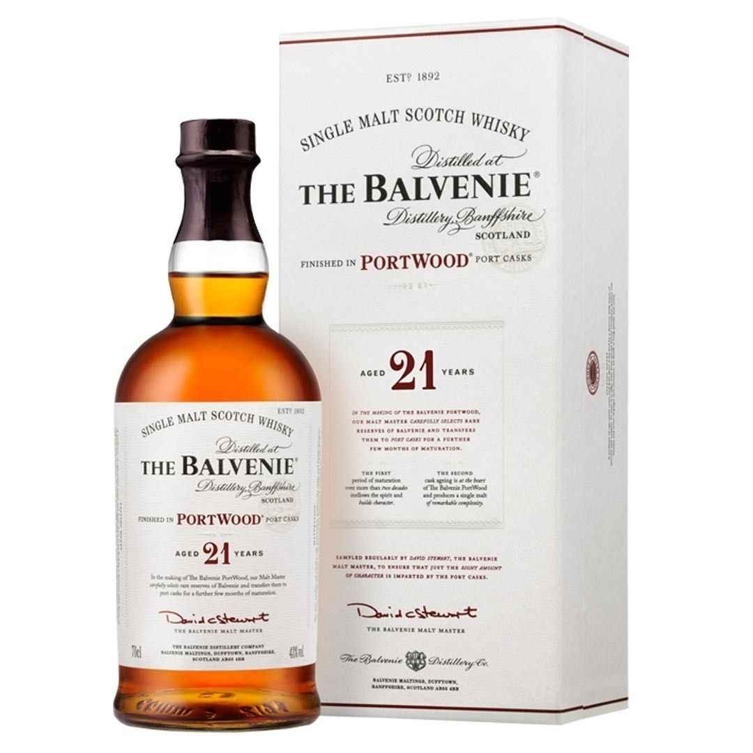 ウイスキー THE BALVENIE PORTWOOD 21 Balvenie PortWood 21 anos | Single Malt Brasil