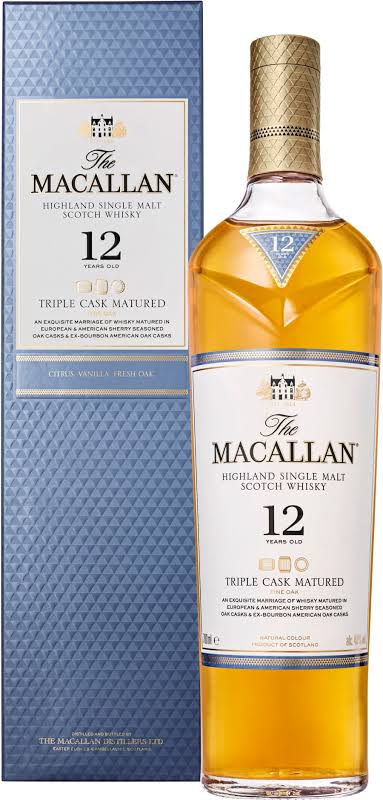 ウイスキー The Macallan 12 Triple Cask The Macallan Triple Cask 12 anos | Single Malt Brasil