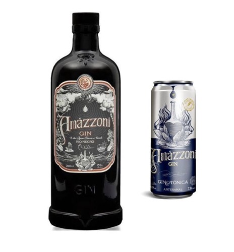 Gin Amázzoni Rio Negro & Gin Tônica Tradicional Lata