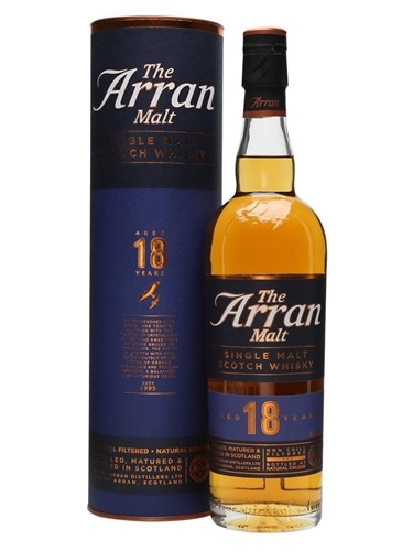 Arran 18 anos (98pts IWSC 2019 - 100% Sherry Oak)