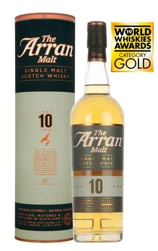 Arran 10 anos (95 pontos IWSC 2019)