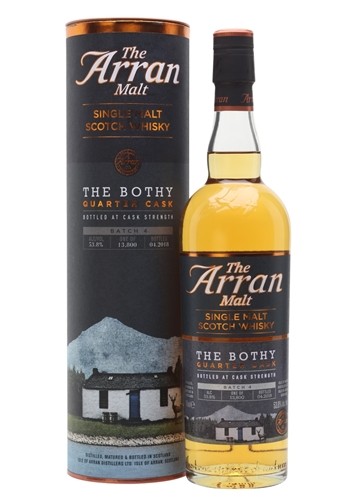 Arran The Bothy Quarter Cask Strength 53,8% ABV (95pts IWSC 2019)