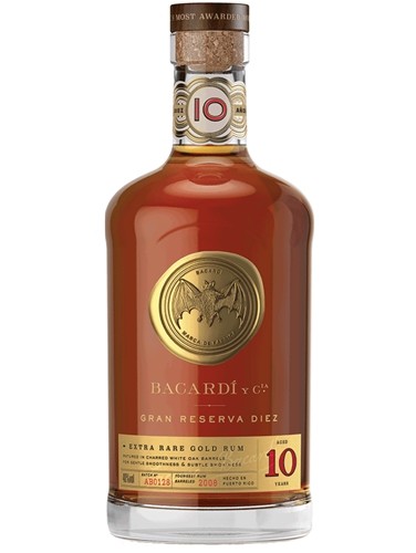 Rum Bacardi Gran Reserva Diez Años