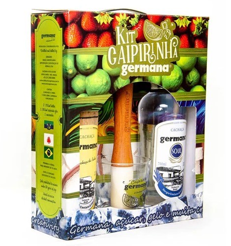 Kit Caipirinha Germana c/Germana Palha e Germana Soul