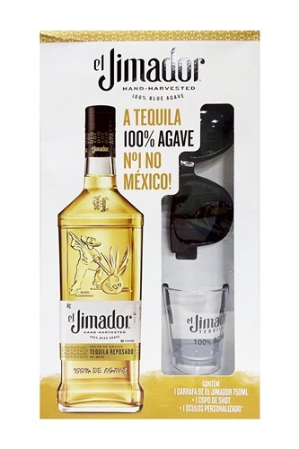 Tequila El Jimador Reposado - Pack com copo e óculos escuros