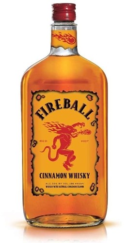 Fireball - Licor de Canadian Whiskey com Canela