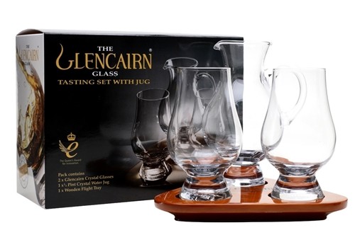 Glencairn Tasting Set - Conjunto com 2 Copos, Jarra e Bandeja de