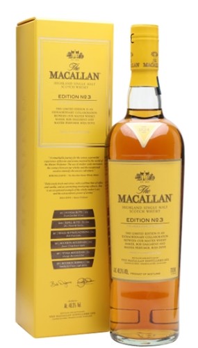 ウイスキー The Macallan Edition No. 2 & 3 700ml SG60 60% off at check out) The Macallan Edition No. 2 Highland