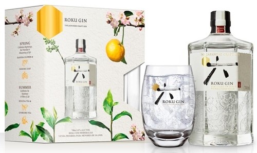 Gin Roku - Kit com c/ Copo Personalizado | Single Malt Brasil