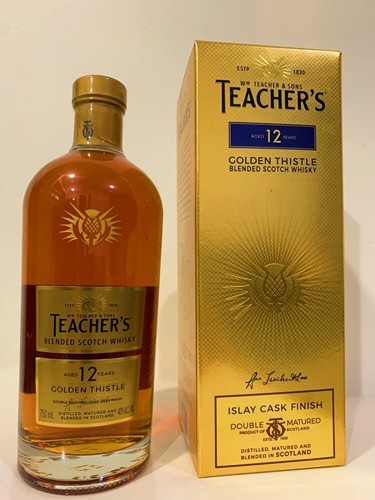 Teacher�s Golden Thistle 12 anos (Finalizado em barris ex-Laphroaig) - Com Caixa